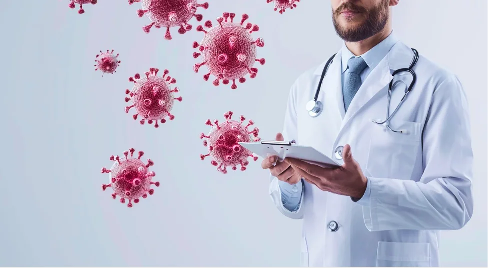 fiebre por un virus